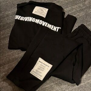 Women's Black Apparel Set